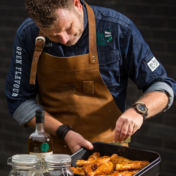 Zubereitung Knusprige Hähnchen­unterkeulen